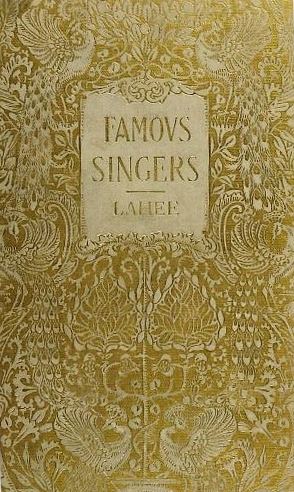 book's cover, FAMOUS SINGERS
LAHEE