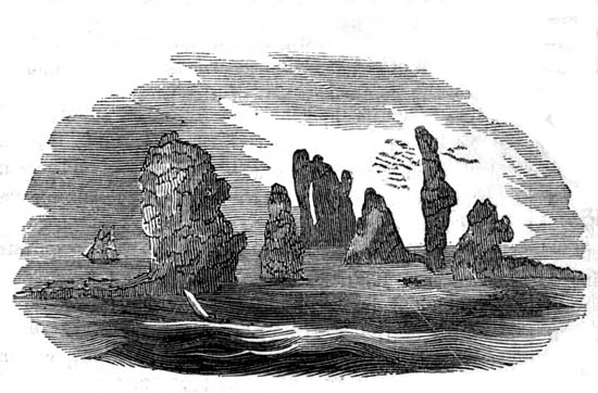 Granitic rocks to the south of Hillswick Ness, Shetland.