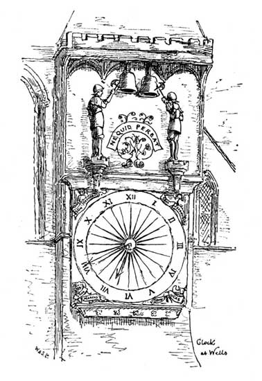 Clock at Wells