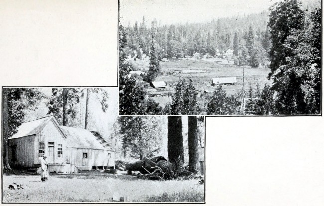 1. Summit of Pass between Raymond and Wawona, entering
Yosemite Valley. 2. Miami Lodge, on way to Yosemite.