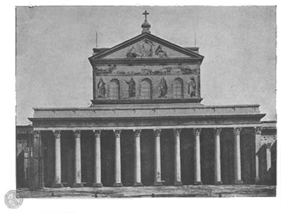 ROMA. BASILICA DE S. PAULO—Fachada principal