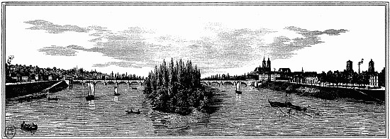 VUE DE TOURS
Lith. CLAREY-MARTINEAU. r de la harpe 16, TOURS.