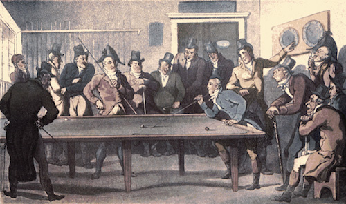 Illustration: By Gamblers link'd in Folly's Noose,
Play ill or well, he's sure to loose.