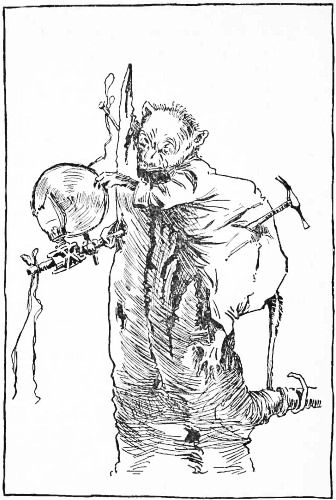 THE BRIGHT ROUND THING THREW THE LIGHT JUST WHERE HE
WANTED IT.