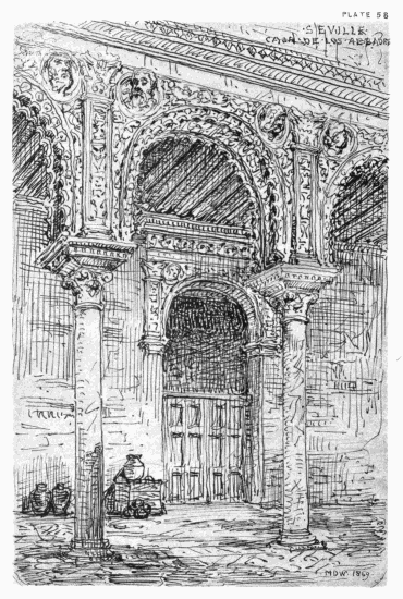PLATE 58
SEVILLE
CASA DE LOS ABADES
MDW 1869