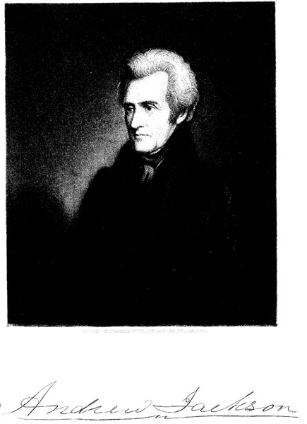 {Andrew Jackson portrait and signature}
