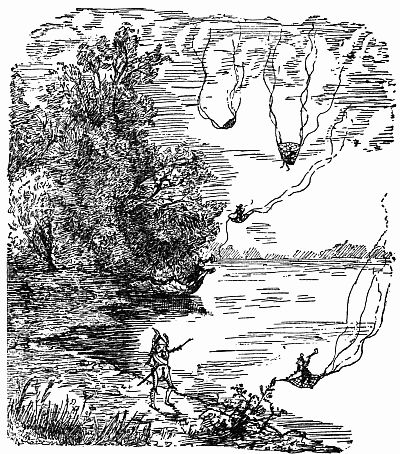 Fig. 59.—Spite Sends off Lycosa and his Balloon Corps.