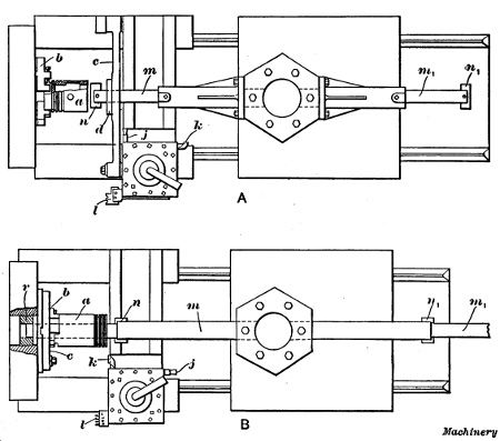 Method of Boring and Turning Pistons in Gisholt Lathe, Special Chuck and Tools for Turning, Boring and Cutting Off Eccentric Piston Rings