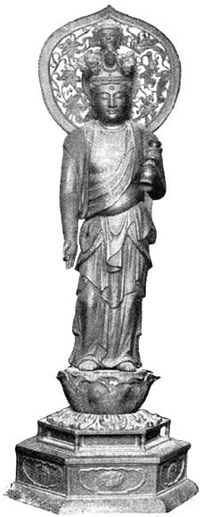 Bronzen standbeeld van Kwannon, de godin der barmhartigheid. 1175&ndash;77 n. Chr.