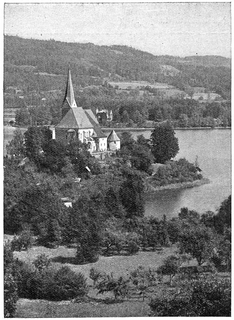 Maria W&ouml;rth aan het W&ouml;rthermeer.