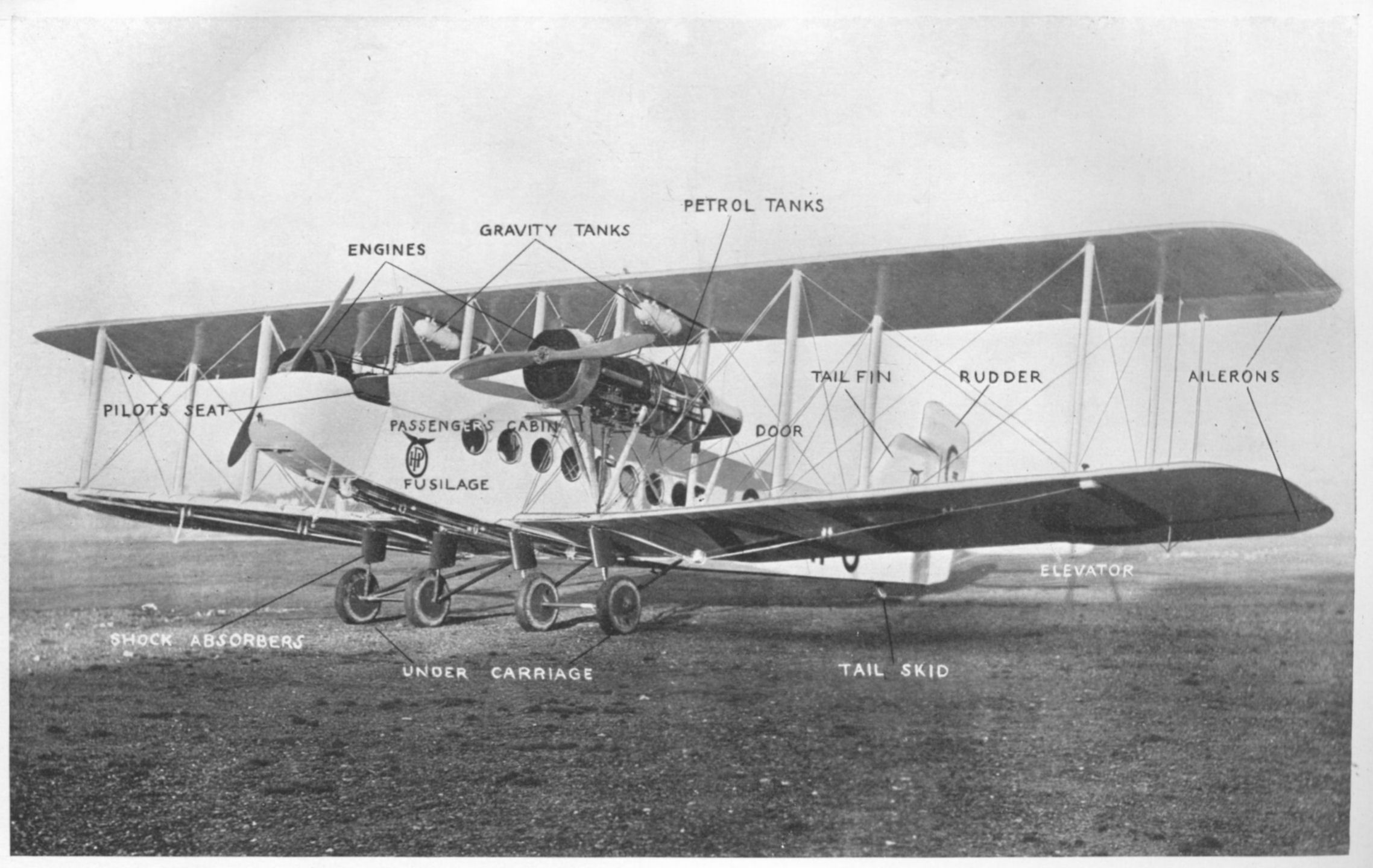 A Handley Page Biplane