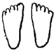 The Two Feet Symbol