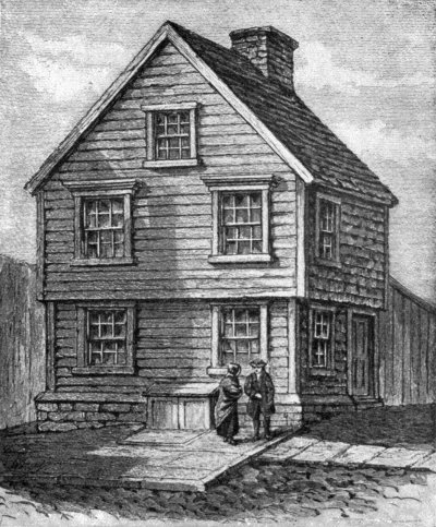 HOUSE IN WHICH FRANKLIN WAS BORN
