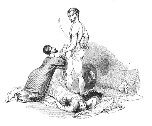 Second Prince begging his life of the 'Efreet