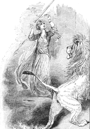 The Combat with the Lion (Head-piece)