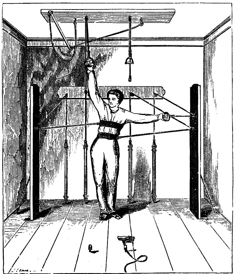 Fig. 13.--Parlor gymnasium.