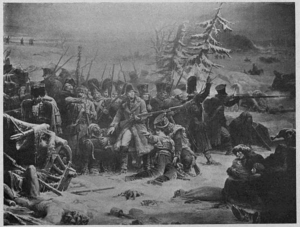 MARSHAL NEY COVERING THE RETREAT
FROM THE PAINTING BY YVON AT VERSAILLES