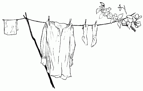 Clothes on line