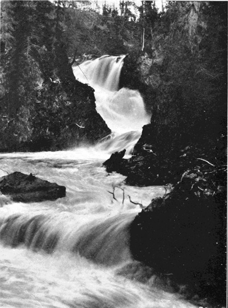 Copyright by E. A. Hegg, Juneau

Courtesy of Webster & Stevens, Seattle

Pine Falls, Atlin