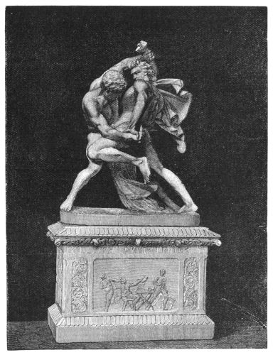 BELT WRESTLING, A MODE OF SETTLING DIFFERENCES FORMERLY IN VOGUE IN
NORWAY, DESCRIBED IN BAYARD TAYLOR'S "LARS."