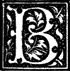 ORNAMENTAL CAPITAL 'B' ORNAMENTAL CAPITAL 'B'