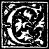 ORNAMENTAL CAPITAL 'C' ORNAMENTAL CAPITAL 'C'