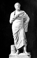 SOPHOCLES --
Lateran Museum, Rome -- D. Anderson, Photo. John Andrew & Son, Sc.