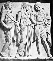 ORPHEUS AND
EURYDICE -- Albani Villa, Rome -- D. Anderson, Photo. John Andrew &
Son, Sc.