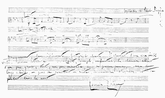 Rolland's transcript of a melody by Paul Dupin, L'Oncle
Gottfried