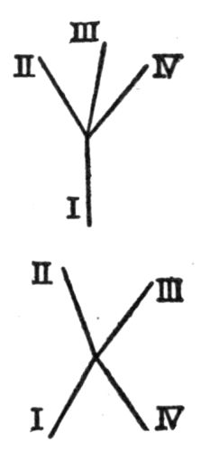 Diagram of right foot.