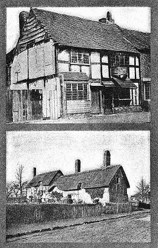 1. Shakespeare's Birthplace at
Stratford-on-Avon before the Restoration
which has Spoiled It
2. The Anne Hathaway Cottage