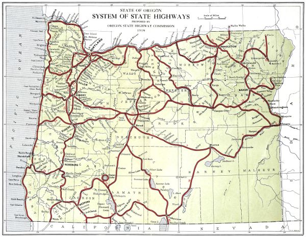 System of State Highways Map