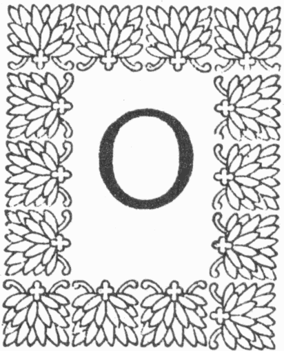 decorative letter O (dropcap)