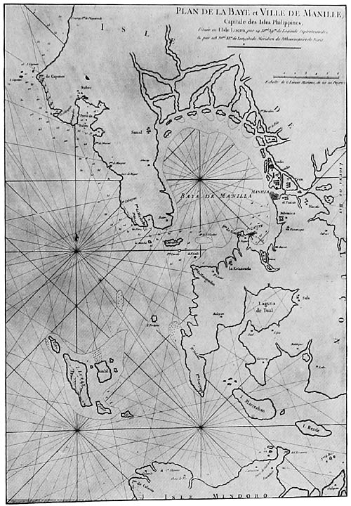 Plan of the bay and city of Manila; photographic facsimile of map 58 in Aprés de Mannevillette’s Le Neptune oriental (Paris, 1745)