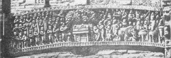 TRANSOME SHOWING THE COURT OF ASOKA