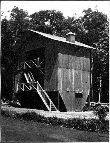 Side
View of Double 'Devon' Type of Smoke-House