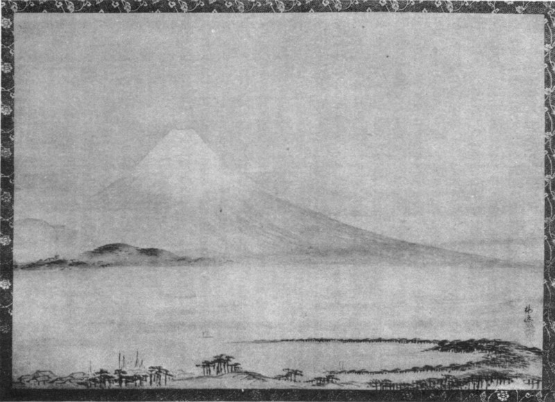 Fujiyama from Tago no Ura, by Yamamoto Baietsu. Plate VIII.