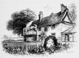 STOKE RECTORY&mdash;THE GARDEN SIDE.