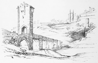 THE MEDI�VAL BRIDGE, NARNI.