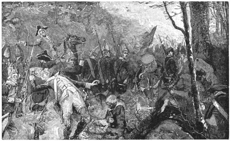 THE RETREAT OF THE BRITISH FROM THE CONCORD.