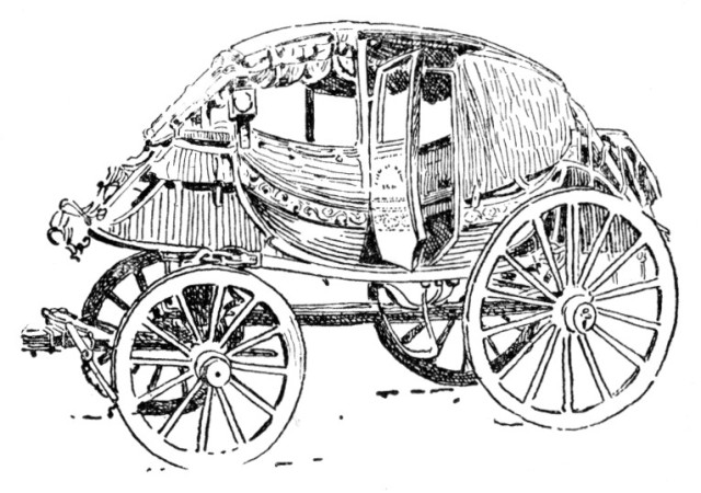 A Stage Coach of the Eighteenth Century.