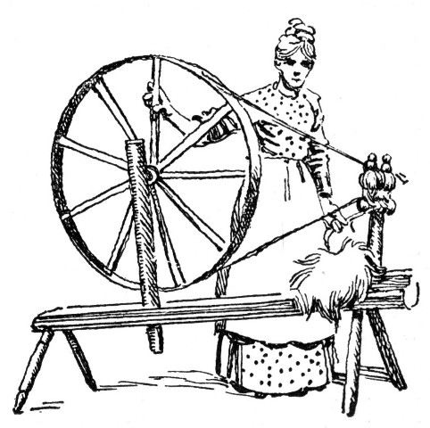 A Spinning Wheel.