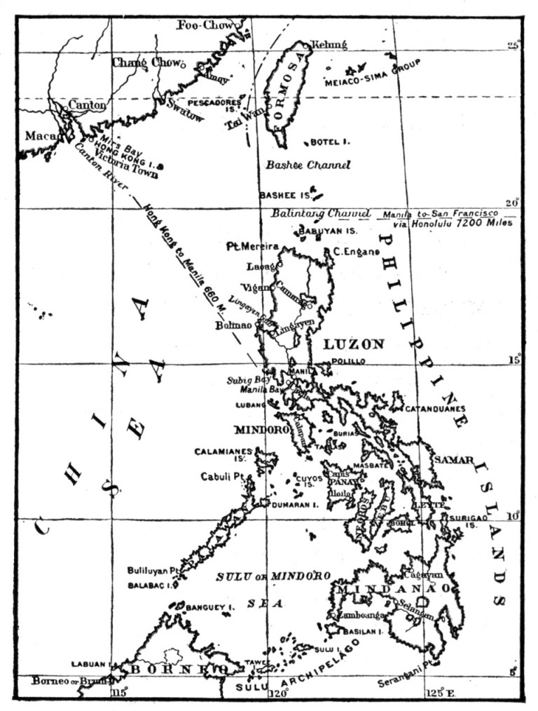 Portion of the Coast of China and the Philippine
Islands.