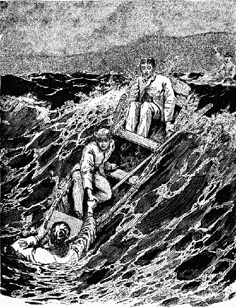 Charlie Brought the Bow of the Boat to the Man in the
Water and Took Him Aboard.