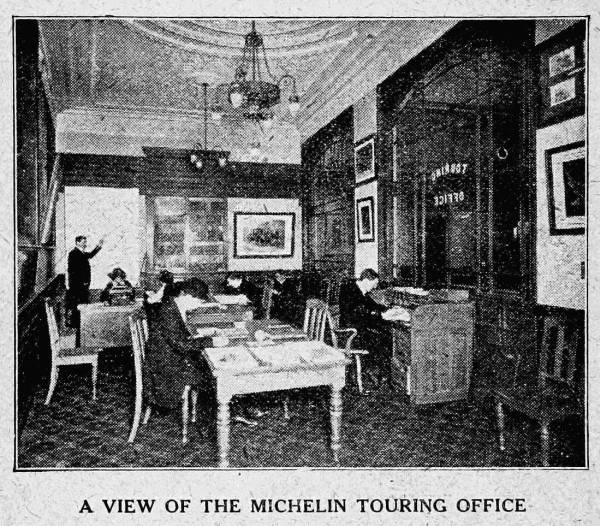 A VIEW OF THE MICHELIN TOURING OFFICE