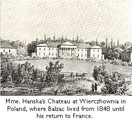 Mme. Hanska's Chateau at Wierzchownia in Poland.