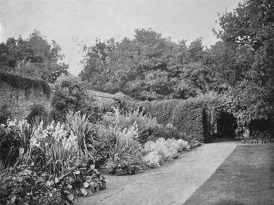 End of Flower-border and Entrance of Pergola.