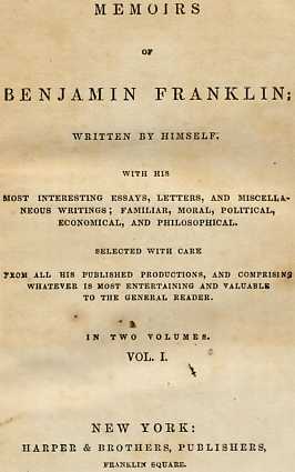 benjamin franklin essay in 1751