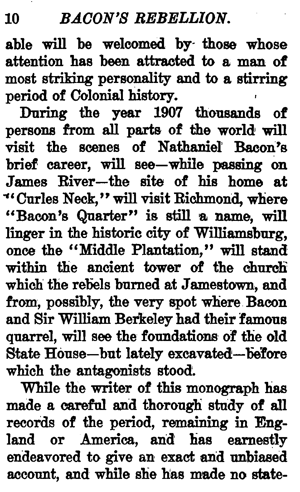 The Project Gutenberg eBook of The Story of Bacon's Rebellion, by