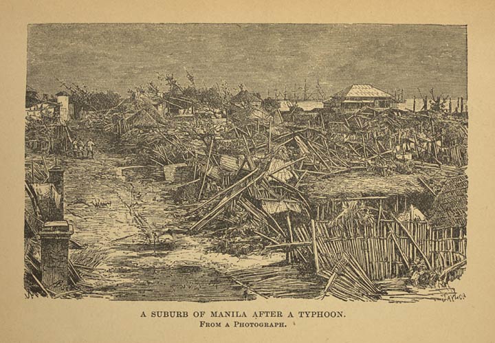 A suburb of Manila after a typhoon.